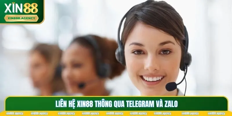 Liên hệ XIN88 thông qua telegram và Zalo