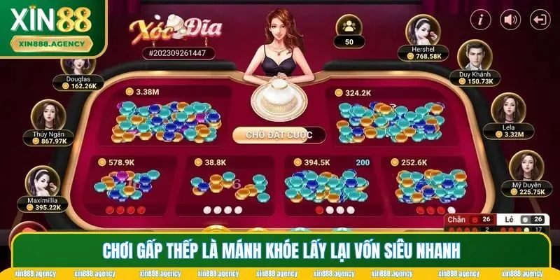 Chơi gấp thếp là mánh khóe lấy lại vốn siêu nhanh